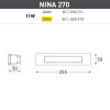 Уличный светодиодный светильник Fumagalli Nina 8C1.000.000.LXP1L — купить в Bronko‑Decor