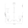 Подвесная люстра Lucia Tucci Salerno 138.7 — купить в Bronko‑Decor