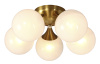 Потолочная люстра Crystal Lux SUITE PL5 BRONZE — купить в Bronko‑Decor