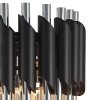 Настенный светильник Natali Kovaltseva DARIAN 76017/2W CHROME BLACK — купить в Bronko‑Decor