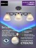 Потолочная люстра Seven Fires Kirsa SF3351/3C-BK-FGD-WT — купить в Bronko‑Decor