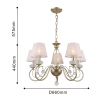 Подвесная люстра F-Promo Bambola 2665-5P — купить в Bronko‑Decor
