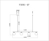 Подвесная люстра Moderli Lingdal V5091-4P — купить в Bronko‑Decor