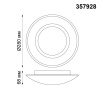 Потолочный светодиодный светильник Novotech Cail 357928 — купить в Bronko‑Decor