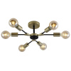 Люстра на штанге Seven Fires Evlina SF3370/6C-GD-BK — купить в Bronko‑Decor