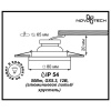 Встраиваемый светильник Novotech Aqua 369880 — купить в Bronko‑Decor