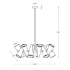 Подвесная люстра Maytoni Giro MOD095PL-14W — купить в Bronko‑Decor