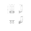 Бра Lucia Tucci Vet W5850.2 Chrome — купить в Bronko‑Decor