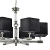 Подвесная люстра Lumien Hall Bolyasko LH1056/6P-NK-BK — купить в Bronko‑Decor