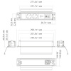 Блок розеток 41P (2 секции, USB + type C + RJ45 + HDMI) Mebax 00-00002596 — купить в Bronko‑Decor