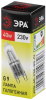 Лампа галогенная Эра G9 40W 3000K Эра G9-JCD-40-230V-CL Б0063939 — купить в Bronko‑Decor
