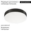 Потолочный светильник Arlight SP-FLOWER-R280-15W Day4000-MIX (BK, 110 deg, 230V, MOTION) 041487 — купить в Bronko‑Decor