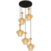 Подвесная люстра Reluce 09004-0.9-05 AMBER — купить в Bronko‑Decor