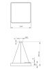 Подвесной светильник Эра Geometria SPO-163-W-40K-050 Б0050586 — купить в Bronko‑Decor