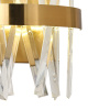 Настенный светильник Natali Kovaltseva Halos LED LAMPS 81359 GOLD SATIN — купить в Bronko‑Decor