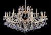 Подвесная люстра Crystal Lux Hollywood SP12+6 Gold — купить в Bronko‑Decor