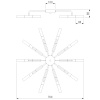 Потолочная люстра Bogates Bastone 347 Smart (551) a054000 — купить в Bronko‑Decor