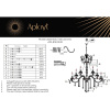 Подвесная люстра Aployt Ketrin APL.812.03.30 — купить в Bronko‑Decor