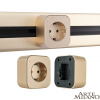 Трековая розетка Arte Milano Am-track-sockets 380022TS/ES Gold — купить в Bronko‑Decor