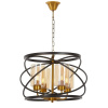 Подвесная люстра Lumina Deco LDP 8004-4 BK+MD — купить в Bronko‑Decor