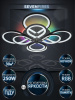 Потолочная люстра Seven Fires Lavren SF5047/9C-BK-RGB — купить в Bronko‑Decor