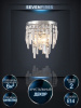 Настенный светильник Lumien Hall Arnas LH0060/2W-CR-CL — купить в Bronko‑Decor
