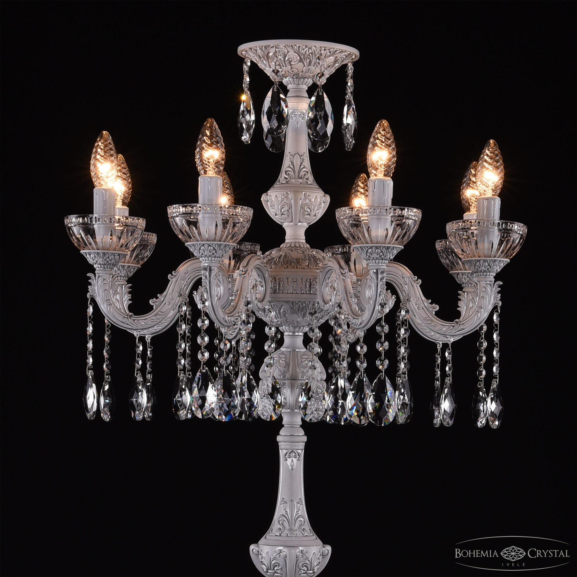 Торшер Bohemia Ivele Crystal AL79101T/8/175 A WMN P Clear/M-1G — купить в Bronko‑Decor