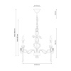 Подвесная люстра Lucia Tucci Angelo 147.3 Ivory — купить в Bronko‑Decor