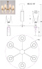 Люстра на штанге MyFar Fernando MR1921-12P — купить в Bronko‑Decor