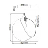Подвесной светильник Hinkley Skye QN-SKYE-1P — купить в Bronko‑Decor