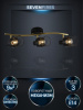 Спот Seven Fires Kelda SF4705/3C-GD-BK — купить в Bronko‑Decor