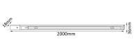 Шинопровод однофазный с питанием и заглушкой Crystal Lux CLT 0.11 CLT 0.11 01 L2000 BL