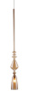 Подвесной светильник Crystal Lux Lux New SP1 B Amber — купить в Bronko‑Decor