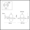 Бра Odeon Light Hatty 5014/1WA — купить в Bronko‑Decor