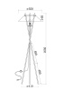 Торшер Maytoni Bastone MOD006FL-01N — купить в Bronko‑Decor