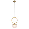 Подвесной светильник Crystal Lux CAROLINA SP1 V1 BRASS — купить в Bronko‑Decor