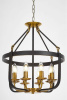 Подвесная люстра Lumina Deco Berling LDP 8024-8 BK+MD — купить в Bronko‑Decor