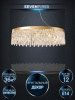 Подвесная люстра Lumien Hall Dzhokin LH0059/12P-GD-CL — купить в Bronko‑Decor