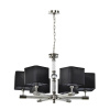 Подвесная люстра Lumien Hall Bolyasko LH1056/6P-NK-BK — купить в Bronko‑Decor