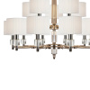 Подвесная люстра iLamp Alexa P2404-10+5 Nickel — купить в Bronko‑Decor