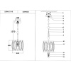 Подвесной светильник Lumien Hall Lucania LH3044/1P-NK — купить в Bronko‑Decor