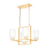 Подвесная люстра Lumina Deco Lino LDP 1239-5 F.GD — купить в Bronko‑Decor