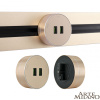 Трековая розетка Arte Milano Am-track-sockets 380011TS/USBx2 Gold — купить в Bronko‑Decor