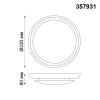 Потолочный светодиодный светильник Novotech Cail 357931 — купить в Bronko‑Decor