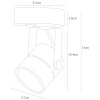 Спот Arte Lamp Mizar A1311AP-1BK — купить в Bronko‑Decor
