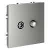 Розетка телевизионная Voltum S70 VLS060405 (сталь) — купить в Bronko‑Decor