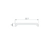 Экран Arlight LINE-6070-UP-3000 OPAL 047699 — купить в Bronko‑Decor