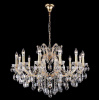 Подвесная люстра Crystal Lux Hollywood SP12 Gold — купить в Bronko‑Decor
