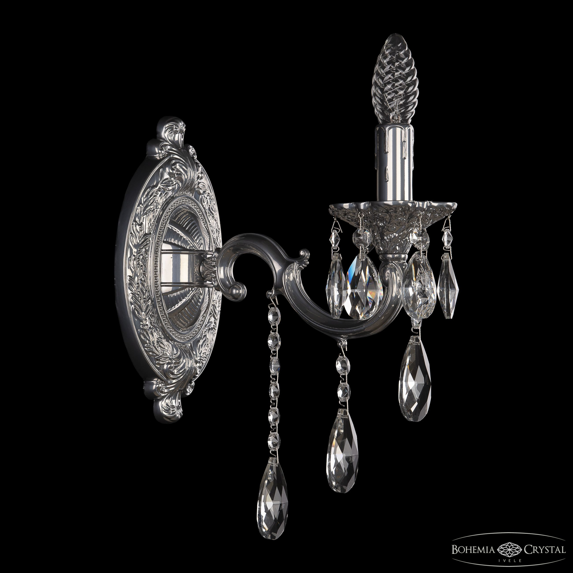 Бра Bohemia Ivele Crystal AL7801B10/1/175 B CG — купить в Bronko‑Decor
