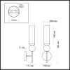 Бра Odeon Light Lolla 4359/1W — купить в Bronko‑Decor